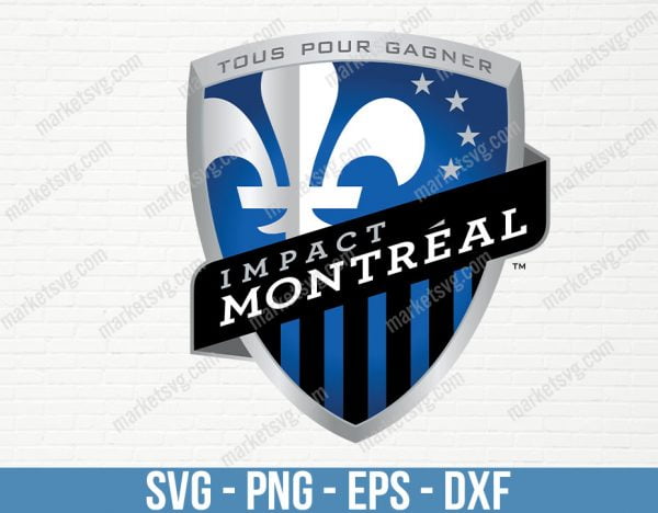 Montreal Impact Logo, Montreal Impact Logo svg, Logo svg, MLS svg, MLS Team svg, Sports svg, Cricut, MLS19