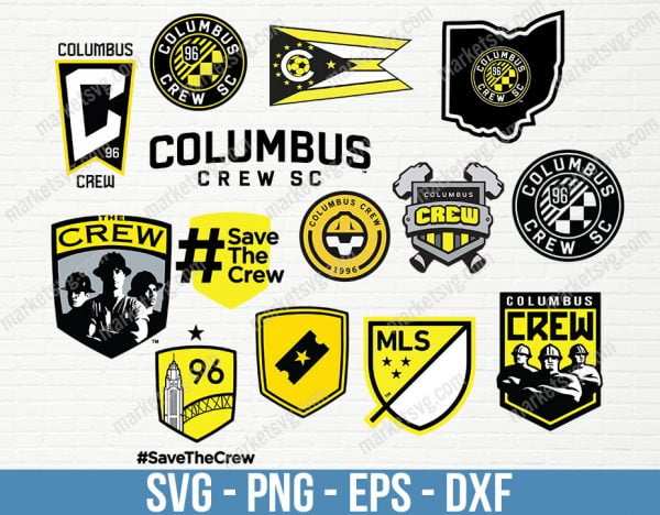 Columbus Crew SC Bundle svg, Bundle svg, Columbus Crew SC Logo svg, Logo svg, MLS svg, MLS Team svg, Sports svg, Cricut, MLS26