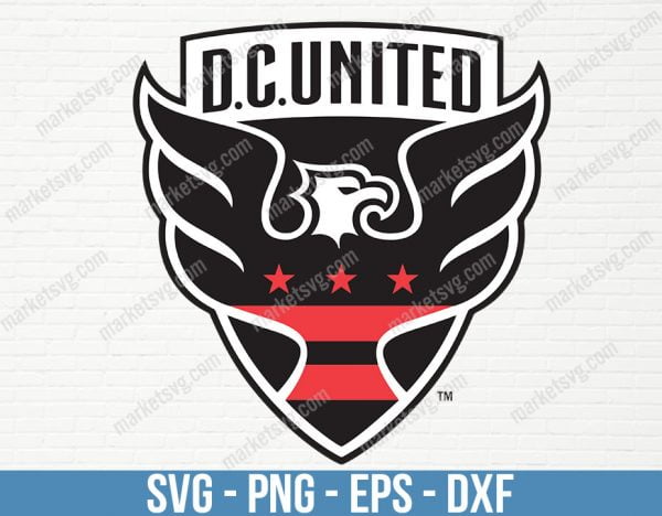 D.C. United Logo, D.C. United Logo svg, Logo svg, MLS svg, MLS Team svg, Sports svg, Cricut, MLS5