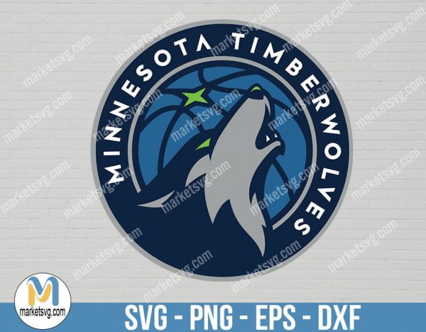Minnesota Timberwolves Logo, Minnesota Timberwolves Logo SVG, Logo svg, NBA svg, NBA Team svg, Sports svg, Cricut, NBA15
