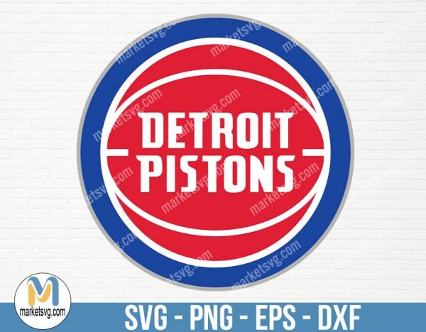 Detroit Pistons Logo, Detroit Pistons Logo SVG, Logo svg, NBA svg, NBA Team svg, Sports svg, Cricut, NBA24