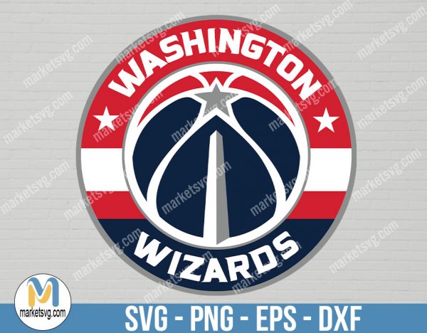Washington Wizards Logo, Washington Wizards Logo svg, Logo svg, NBA svg, NBA Team svg, Sports svg, Cricut, NBA3