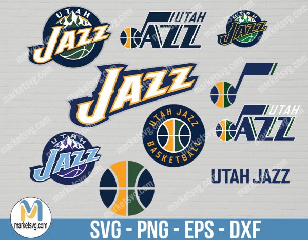 Utah Jazz Logo, Bundle svg, Utah Jazz Logo SVG, Logo svg, NBA svg, NBA Team svg, Sports svg, Cricut, NBA35