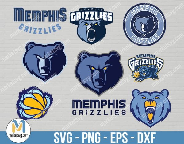 Memphis Grizzlies Logo, Memphis Grizzlies Logo SVG, Bundle svg, Logo svg, NBA svg, NBA Team svg, Sports svg, Cricut, NBA49