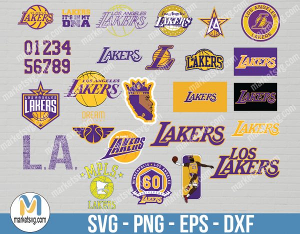 Los Angeles Lakers Logo, Los Angeles Lakers Logo SVG, Logo svg, NBA svg, NBA Team svg, Sports svg, Cricut, NBA50