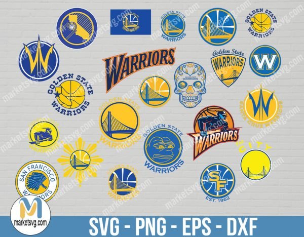 Golden State Warriors Logo, Golden State Warriors Logo SVG, Logo svg, NBA svg, NBA Team svg, Sports svg, Cricut, NBA54