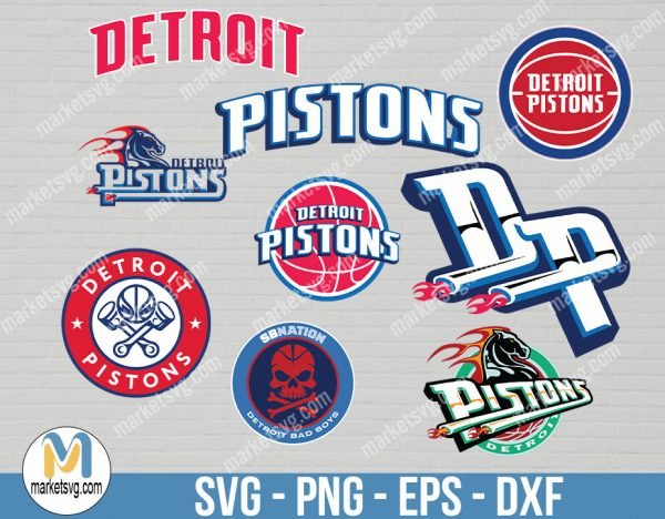 Detroit Pistons Logo, Detroit Pistons Logo SVG, Logo svg, NBA svg, NBA Team svg, Instant Download, Sports svg, Cricut, NBA55