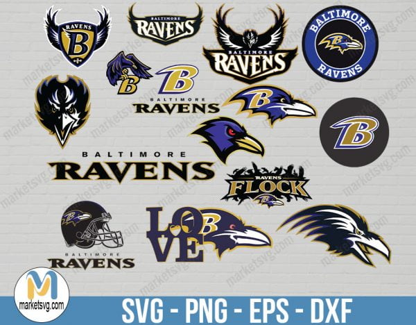 Baltimore Ravens, Baltimore Ravens svg, Bundle svg, NFL Bundle svg, Logo svg, NFL svg, NFL Team svg, Sports svg, Cricut, NFL3