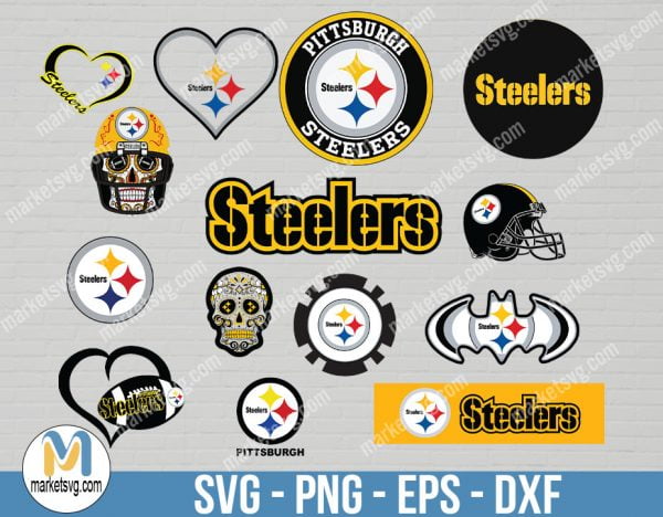 Pittsburgh Steelers2, Pittsburgh Steelers svg, Bundle svg, NFL Bundle svg, Logo svg, NFL svg, NFL Team svg, Sports svg, Cricut, NFL30