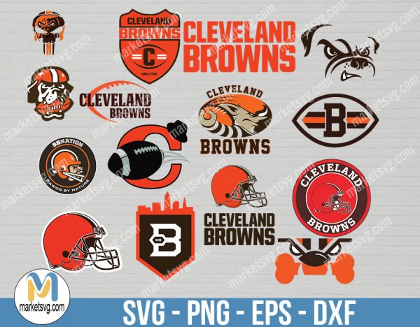 Cleveland Browns, Cleveland Browns svg, Bundle svg, NFL Bundle svg, Logo svg, NFL svg, NFL Team svg, Sports svg, Cricut, NFL8
