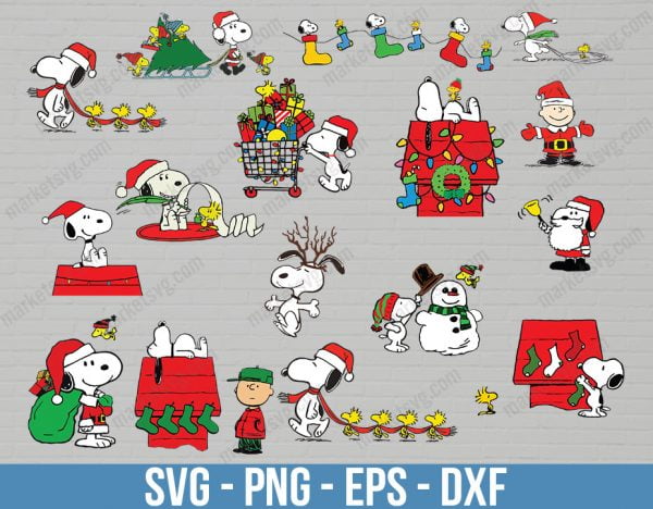 Snoopy Merry Christmas, Christmas Bundle svg, Bundle svg, Snoopy Bundle svg, Snoopy winter, snoopy svg, png, snoopy for cricut, snoopy new year