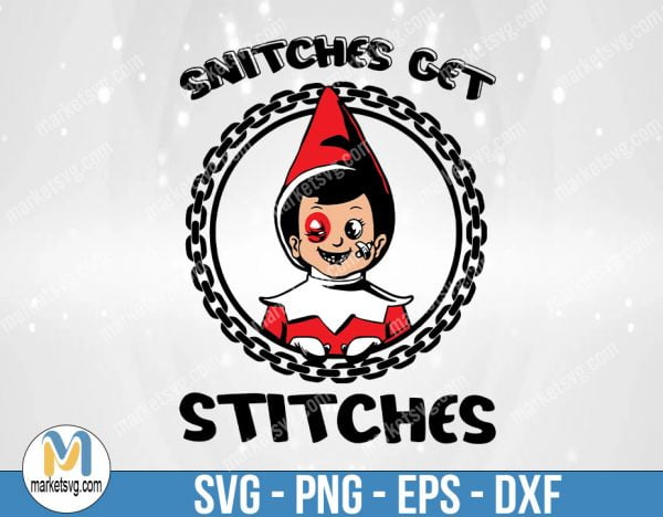 Snitches Get Stitches Elf svg, snitches get stitches elf png, Snitches get stitches funny elf Christmas svg, Merry Christmas buddy the elf, FR114