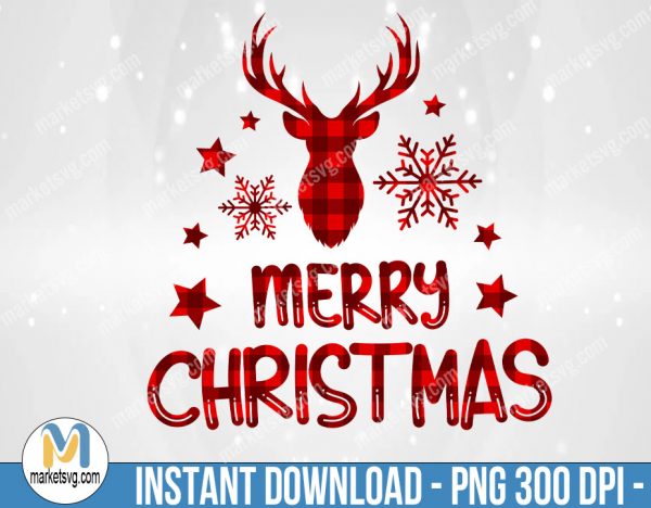 Sublimation Merry Christmas Tree Plaid, Christmas PNG, Merry Christmas PNG, Grinch PNG, Christmas shirt, C709