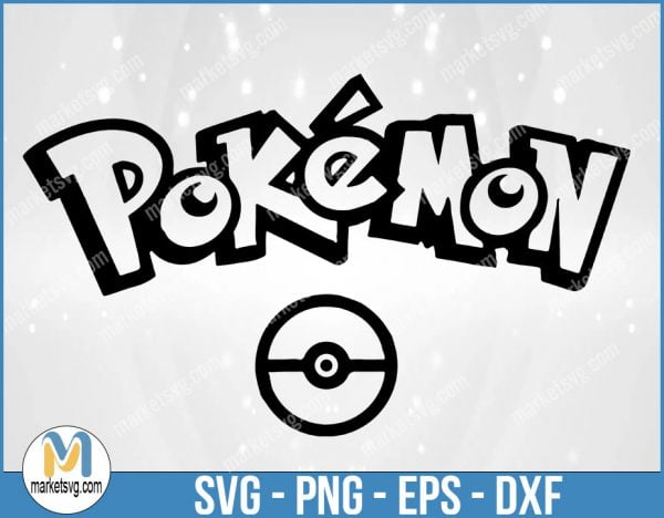 Pokemon Logo SVG, Pokemon Pokeball SVG, Charmander SVG, Machines like Cricut and Silhouette, Cut File Pokemon, CH11