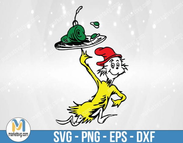 Dr Seuss Svg, Cat In The Hat SVG, Dr Seuss Hat SVG,Green Eggs And Ham Svg, Dr Seuss for Teachers Svg, Lorax Svg,Thing 1 and 2 Svg, DR37