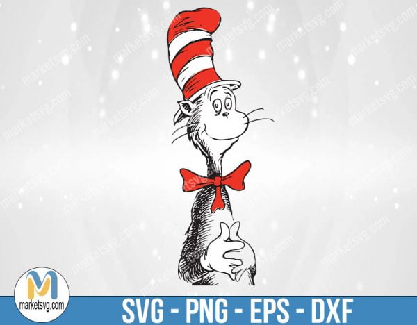Dr Seuss Svg, Cat In The Hat SVG, Dr Seuss Hat SVG,Green Eggs And Ham Svg, Dr Seuss for Teachers Svg, Lorax Svg,Thing 1 and 2 Svg, DR49