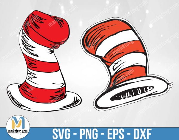 Dr Seuss Svg, Cat In The Hat SVG, Dr Seuss Hat SVG,Green Eggs And Ham Svg, Dr Seuss for Teachers Svg, Lorax Svg,Thing 1 and 2 Svg, DR56