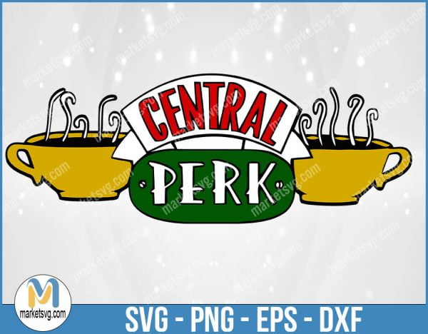 Central Perk, Friends SVG, Friends TV Show SVG, Cricut Silhouette, Friends Font, Friends Quote Clipart, FI14