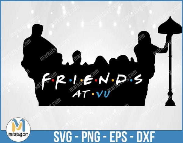 Friends SVG, Friends TV Show SVG, Cricut Silhouette, Friends Font, Friends Quote Clipart, Digital Download, Instant Download, FI23
