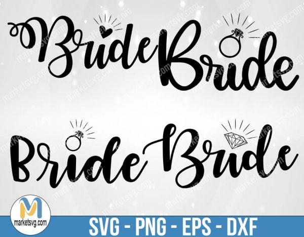 Bride, Bride SVG, Silhouette, svg File, Cricut, FR121