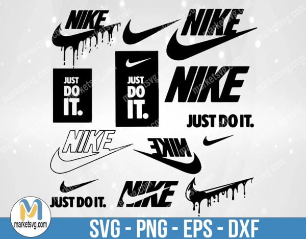 Sports Brand Logo SVG and PNG File Bundle, Fashion Logo svg, Logo svg, Nike svg, Nike Logo svg, FR122