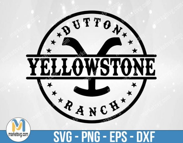 Yellowstone Svg, Dutton Ranch Svg, Cricut, Y Svg, Yellowstone Png, Layered Svg, Svg Cut File, Digital Download, Silhouette Cut File, FR127