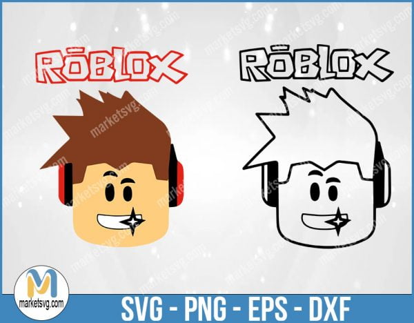 Roblox SVG, Font svg, Games svg, Video Game svg, svg files, Cricut, GA17
