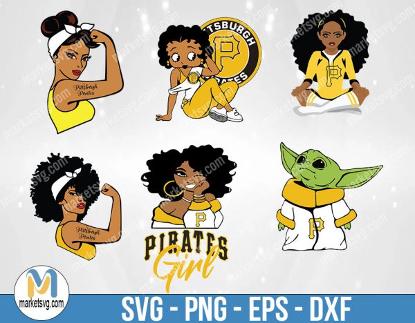Pittsburgh Pirates Logo, Bundle svg, Pittsburgh Pirates Logo svg, Logo svg, MLB Girl svg, MLB Team svg, Sports svg, Cricut, MLB74