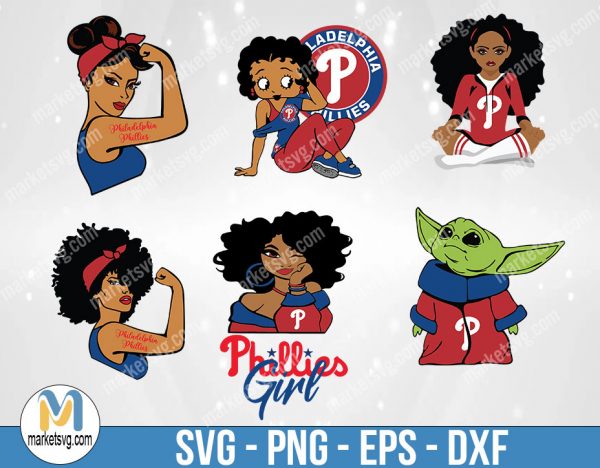 Philadelphia Phillies Logo, Philadelphia Phillies Logo svg, Bundle svg, Logo svg, MLB Girl svg, MLB Team svg, Sports svg, Cricut, MLB75