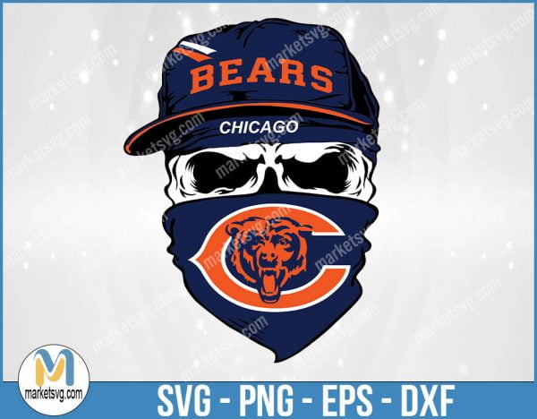 Chicago Bears, Chicago Bears svg, Logo svg, NFL svg, NFL Team svg, Sports svg, Cricut, NFL38