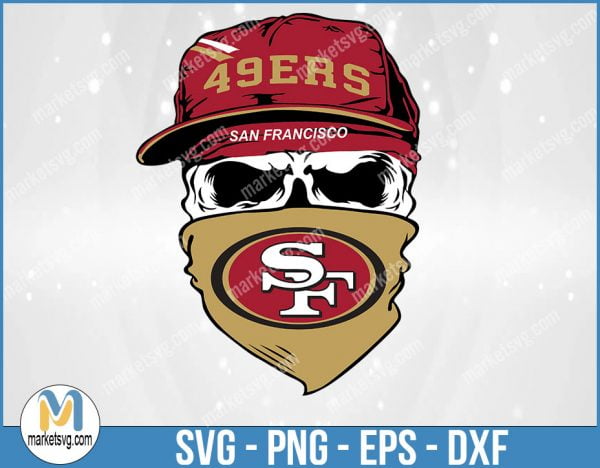 San Francisco 49ers, San Francisco 49ers svg, Logo svg, NFL svg, NFL Team svg, Sports svg, Cricut, NFL61
