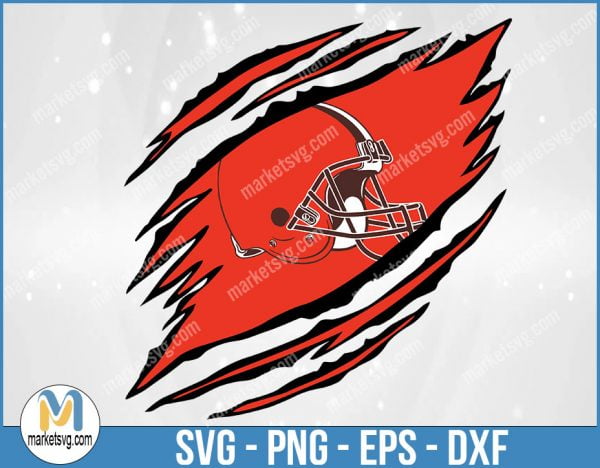 Cleveland Browns Ripped Claw svg, Cleveland Browns svg, Browns Ripped Claw, Browns svg, Clipart, Logo, png, Svg File For Cricut, NFL73