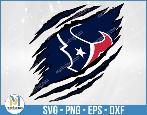 Houston Texans Ripped Claw svg, Houston Texans svg, Texans Ripped Claw, Texans svg, Clipart, Logo, png, Svg File For Cricut, NFL78