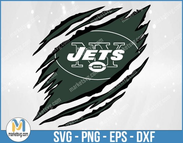 New York Jets Ripped Claw svg, New York Jets svg, Jets Ripped Claw, Jets svg, Clipart, Logo, png, Svg File For Cricut, NFL89