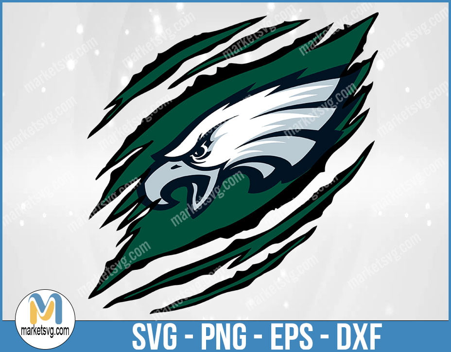 SVG Not included Philadelphia Eagles American Flag PNG