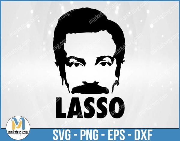 Ted Lasso and His Mustache, Football, Soccer SVG, Cricut, Sports svg, Ted Lasso svg, Cricut, SVG Files, SP122