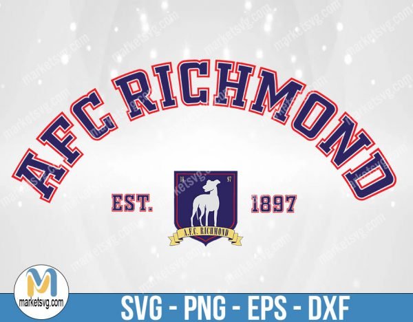AFC Richmond, Ted Lasso Soccer Team, Richmond Greyhounds, Richmond Soccer, Unisex Pullover Hoodie Sweatshirt, SP79