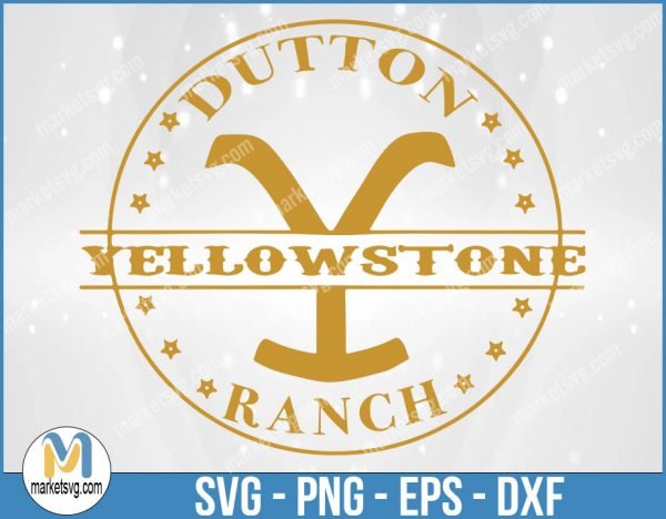 Yellowstone Dutton Ranch, Yellowstone svg, Yellowstone Labels, Yellowstone Symbols, Cricut, Silhouette, Cut file, YE14