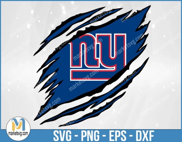 New York Giants Ripped Claw svg, New York Giants svg, Giants Ripped Claw, Giants svg, Clipart, Logo, png, Svg File For Cricut, NFL88