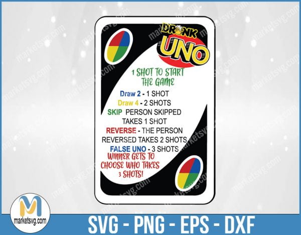 Uno Out SVG, Uno Svg birthday, Uno Drunk Logo, Uno Svg, Uno we Out Svg, Uno SVG, U6