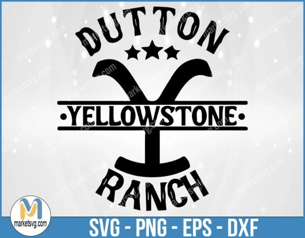 Yellowstone Dutton Ranch, Yellowstone svg, Yellowstone Labels, Yellowstone Symbols, Cricut, Silhouette, Cut file, YE80