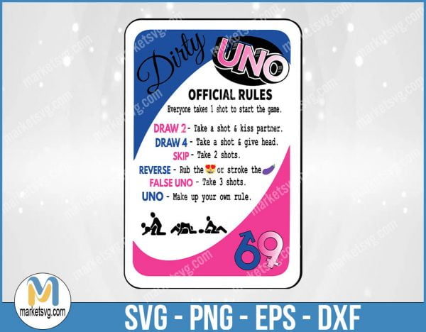 Dirty Uno SVG, Uno Svg birthday, Uno Drunk Logo, Uno Svg, Uno we Out Svg, Uno Out SVG, U13