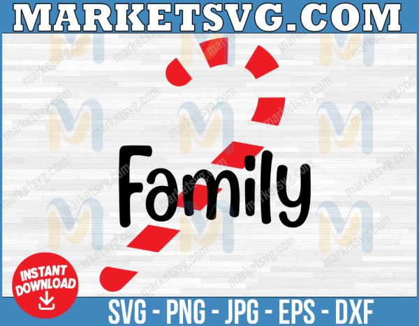 Family SVG, Candy Family svg, family clipart, family cut file, Merry Chrismas svg, Christmas 2022,svg, eps, svg file, png, svg, Cricut, Digital download