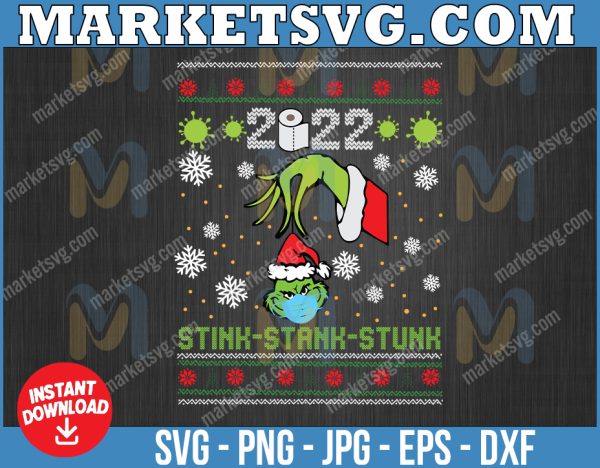 Stink stank stunk svg, Christmas svg, Green Fingers SVG, svg, eps, svg file, png, svg, Cricut, Digital download