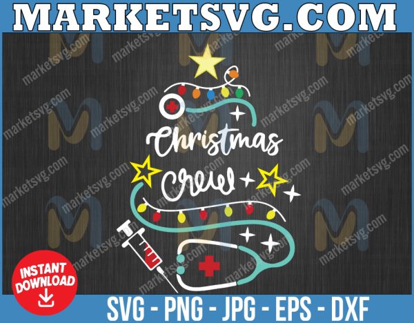 Christmas crew svg, Christmas svg, Christmas tree svg, Merry Chrismas svg, Christmas 2022,svg, eps, svg file, png, svg, Cricut, Digital download